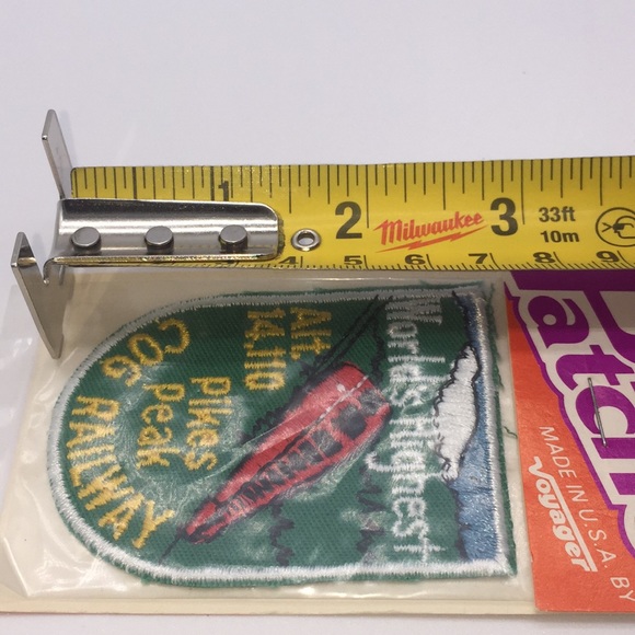 Cog Railway World’s Highest Alt. 14,110 Pikes Peak Badge Patch Colorado Train - Picture 9 of 10